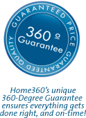 Our unique guarantee ensures everything gets done right and on time!